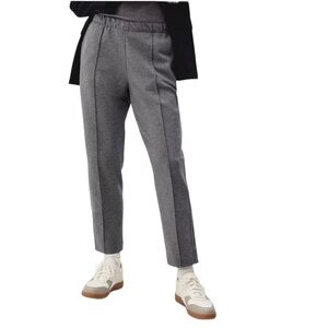 NEW EVERLANE The Dream‎ Pant in Heather Grey Pull On Ankle Slacks Size XS